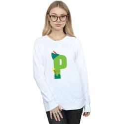 Disney - Sweat ALPHABET P IS FOR PETER PAN - Femme (Blanc)
