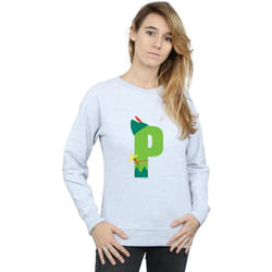 Disney - Sweat ALPHABET P IS FOR PETER PAN - Femme (Gris chiné)