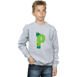 Disney - Sweat ALPHABET P IS FOR PETER PAN - Garçon (Gris chiné)