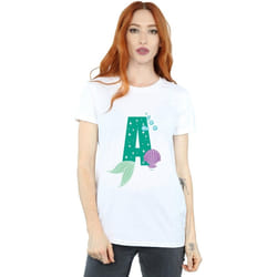Disney - T-shirt ALPHABET A IS FOR ARIEL - Femme (Blanc)
