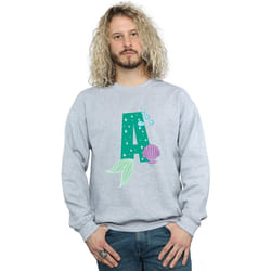 Disney - Sweat ALPHABET A IS FOR ARIEL - Homme (Gris chiné)