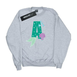 Disney - Sweat ALPHABET A IS FOR ARIEL - Garçon (Gris chiné)