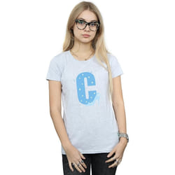 Disney - T-shirt ALPHABET C IS FOR CINDERELLA - Femme (Gris chiné)