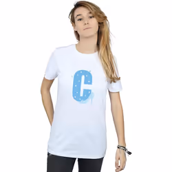 Disney - T-shirt ALPHABET C IS FOR CINDERELLA - Femme (Blanc)