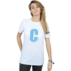 Disney - T-shirt ALPHABET C IS FOR CINDERELLA - Femme (Blanc)
