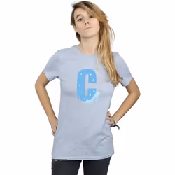 Disney - T-shirt ALPHABET C IS FOR CINDERELLA - Femme (Gris chiné)