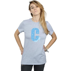 Disney - T-shirt ALPHABET C IS FOR CINDERELLA - Femme (Gris chiné)