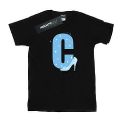Disney - T-shirt ALPHABET C IS FOR CINDERELLA - Fille (Noir)