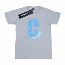 Disney - T-shirt ALPHABET C IS FOR CINDERELLA - Fille (Gris chiné)