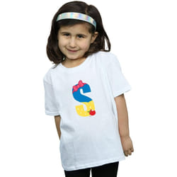 Disney - T-shirt ALPHABET S IS FOR SNOW WHITE - Fille (Blanc)