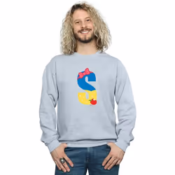Disney - Sweat ALPHABET S IS FOR SNOW WHITE - Homme (Gris chiné)