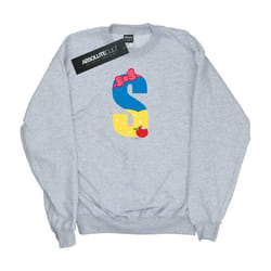 Disney - Sweat ALPHABET S IS FOR SNOW WHITE - Garçon (Gris chiné)