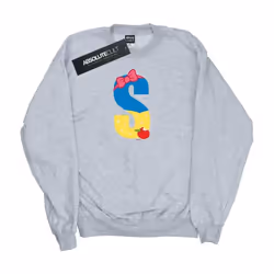 Disney - Sweat ALPHABET S IS FOR SNOW WHITE - Garçon (Gris chiné)
