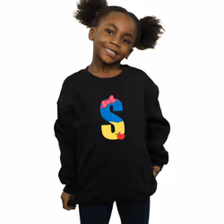 Disney - Sweat ALPHABET S IS FOR SNOW WHITE - Fille (Noir)