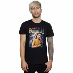 Disney - T-shirt BEAUTY AND THE BEAST - Homme (Noir)