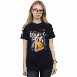 Disney - T-shirt BEAUTY AND THE BEAST - Femme (Noir)