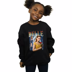 Disney - Sweat BEAUTY AND THE BEAST - Fille (Noir)