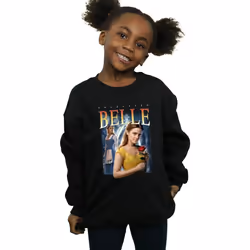 Disney - Sweat BEAUTY AND THE BEAST - Fille (Noir)