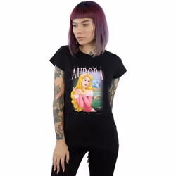 Disney - T-shirt SLEEPING BEAUTY - Femme (Noir)