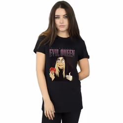 Disney - T-shirt - Femme (Noir)