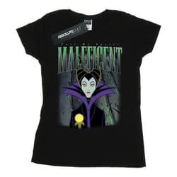 Disney - T-shirt SLEEPING BEAUTY MALEFICENT - Femme (Noir)