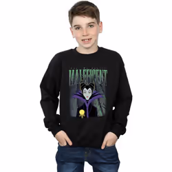 Disney - Sweat SLEEPING BEAUTY MALEFICENT - Garçon (Noir)