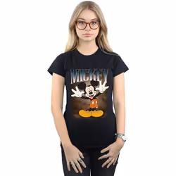 Disney - T-shirt - Femme (Noir)