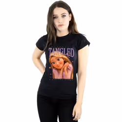 Disney - T-shirt TANGLED - Femme (Noir)