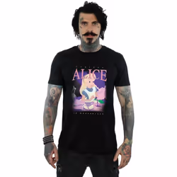 Disney - T-shirt ALICE IN WONDERLAND - Homme (Noir)