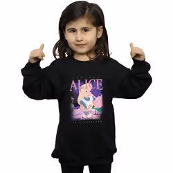 Disney - Sweat ALICE IN WONDERLAND - Fille (Noir)