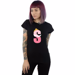 Disney - T-shirt ALPHABET S IS FOR SLEEPING BEAUTY - Femme (Noir)