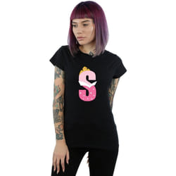 Disney - T-shirt ALPHABET S IS FOR SLEEPING BEAUTY - Femme (Noir)