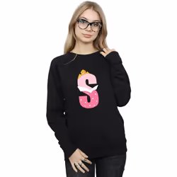 Disney - Sweat ALPHABET S IS FOR SLEEPING BEAUTY - Femme (Noir)
