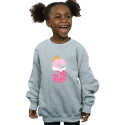 Disney - Sweat ALPHABET S IS FOR SLEEPING BEAUTY - Fille (Gris chiné)