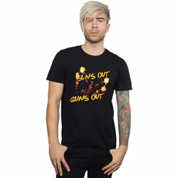 Marvel - T-shirt SUN'S OUT GUNS OUT - Homme (Noir)