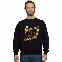 Marvel - Sweat SUN'S OUT GUNS OUT - Homme (Noir)