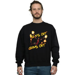 Marvel - Sweat SUN'S OUT GUNS OUT - Homme (Noir)