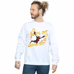 Marvel - Sweat SUN'S OUT GUNS OUT - Homme (Blanc)