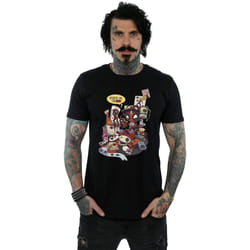 Marvel - T-shirt MERCHANDISE ROYALTIES - Homme (Noir)