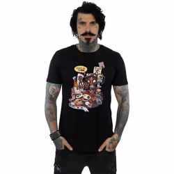 Marvel - T-shirt MERCHANDISE ROYALTIES - Homme (Noir)