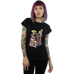 Marvel - T-shirt MERCHANDISE ROYALTIES - Femme (Noir)