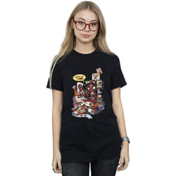 Marvel - T-shirt MERCHANDISE ROYALTIES - Femme (Noir)