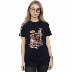 Marvel - T-shirt MERCHANDISE ROYALTIES - Femme (Noir)