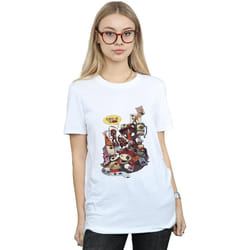 Marvel - T-shirt MERCHANDISE ROYALTIES - Femme (Blanc)