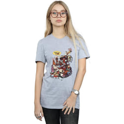 Marvel - T-shirt MERCHANDISE ROYALTIES - Femme (Gris chiné)