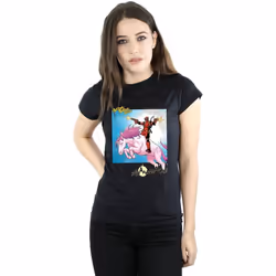 Marvel - T-shirt HEY YOU - Femme (Noir)