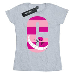 Disney - T-shirt ALPHABET A IS FOR ARIEL ALICE - Femme (Gris chiné)