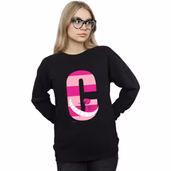 Disney - Sweat ALPHABET A IS FOR ARIEL ALICE - Femme (Noir)