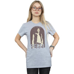Star Wars - T-shirt REBEL - Femme (Gris chiné)