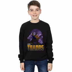 Marvel - Sweat AVENGERS INFINITY WAR - Garçon (Noir)